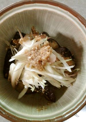 なすとミヨウガのごま和え-レシピのメイン写真