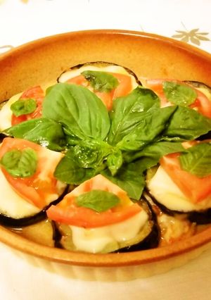 簡単美味♪茄子とトマトのチーズ焼き-レシピのメイン写真