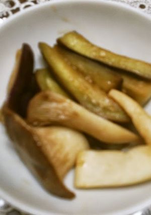 なすときのこのバタぽん炒め-レシピのメイン写真