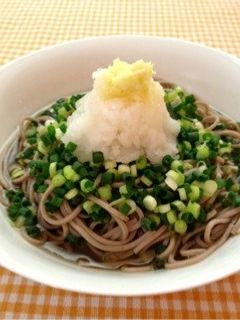 ねぎいっぱい冷しおろしそば-レシピのメイン写真