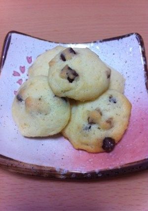 チョコチップとクルミのソフトクッキー-レシピのメイン写真