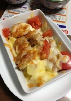 鳥肉とトマトのチーズ焼き-レシピのメイン写真