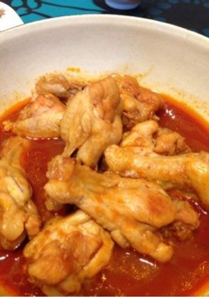 鳥手羽元のケチャップ煮-レシピのメイン写真