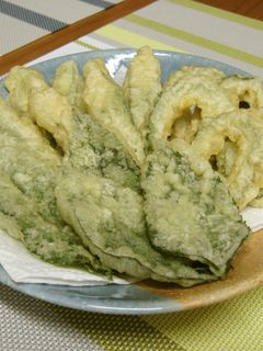 夏野菜の天ぷら3種盛り-レシピのメイン写真