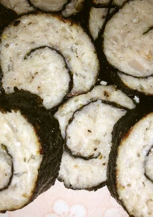 鶏つくね　のり巻きあげ-レシピのメイン写真