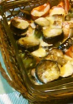 低カロ　なすトマトのヨーグルトグラタン-レシピのメイン写真