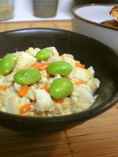 *枝豆入り*炒り豆腐*-レシピのメイン写真
