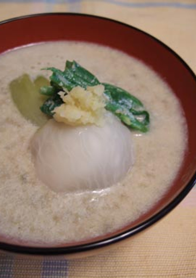 牡蠣とうにゅうですり流し-レシピのメイン写真