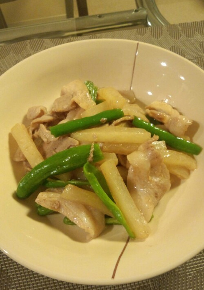 絶品☆豚肉と大根とししとうの炒め物-レシピのメイン写真