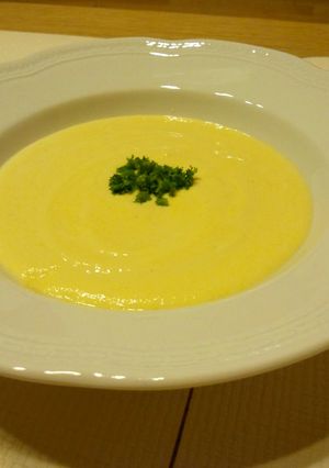コリンキーと豆腐の冷製スープ-レシピのメイン写真