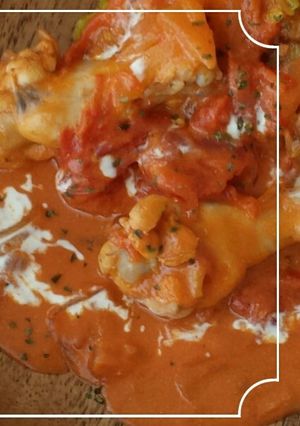 鶏手羽トマトクリーム煮-レシピのメイン写真
