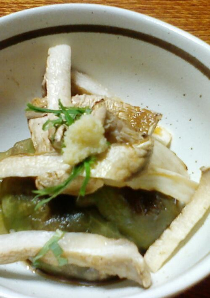 焼きなすと焼きエリンギのポン酢和え-レシピのメイン写真