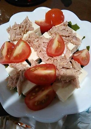 簡単豆腐サラダ-レシピのメイン写真