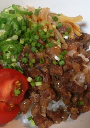 牛スジで魯肉飯(ルーロー飯)★-レシピのメイン写真