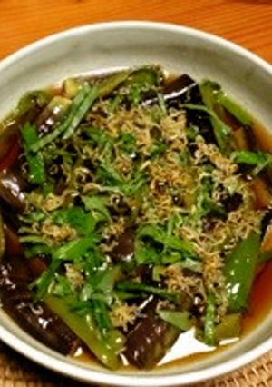 簡単!茄子とピーマンの揚げ浸し-レシピのメイン写真
