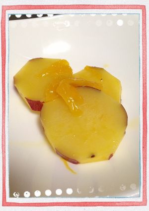 【ベビーの便秘解消】さつま芋のオレンジ煮-レシピのメイン写真