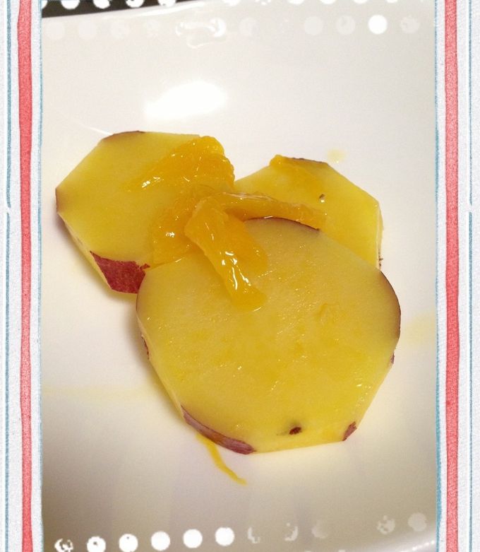 【ベビーの便秘解消】さつま芋のオレンジ煮-レシピのメイン写真