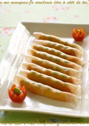 スパイシー！パンプキン枝豆生ハムロール-レシピのメイン写真