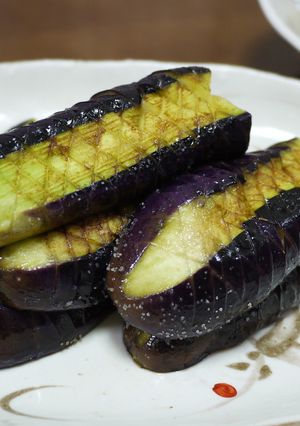 なすの塩焼き（ニンニク風味）-レシピのメイン写真