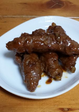 ピリ辛!!!肉巻きゴボウ♪-レシピのメイン写真