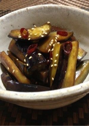 ナスのきんぴら-レシピのメイン写真
