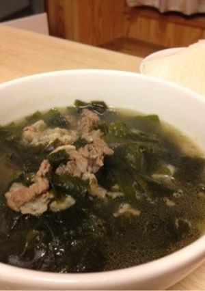 ミヨック〜牛肉とわかめの韓国スープ〜-レシピのメイン写真