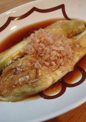 秋ナスはだし醤油で-レシピのメイン写真