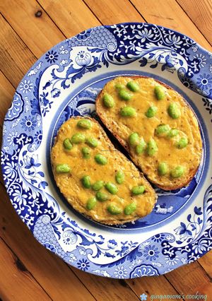 枝豆ごろごろ～ウェルシュ・レアビット-レシピのメイン写真
