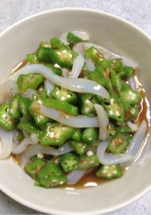 ☆簡単混ぜるだけ☆オクラのイカそうめん☆-レシピのメイン写真