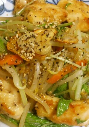 簡単♪鶏むね肉の生姜味噌炒め-レシピのメイン写真