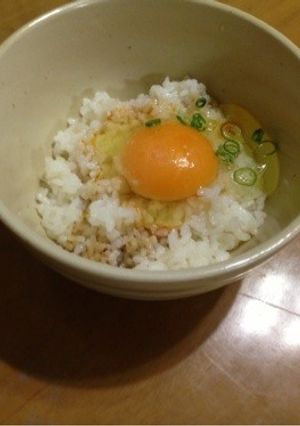 ♡ラー油とすし飯のTKG♡-レシピのメイン写真