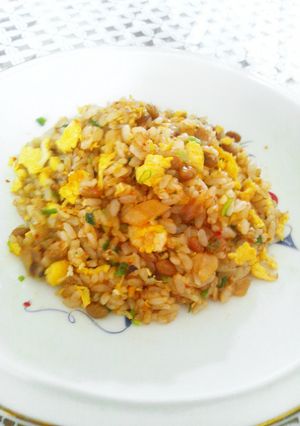 納豆とキムチの簡単チャーハン-レシピのメイン写真