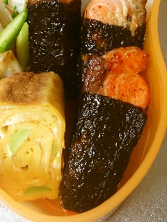 お弁当に!鮭の磯部バター焼き-レシピのメイン写真