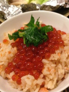 秋☆鮭と醤油イクラで海の親子丼-レシピのメイン写真
