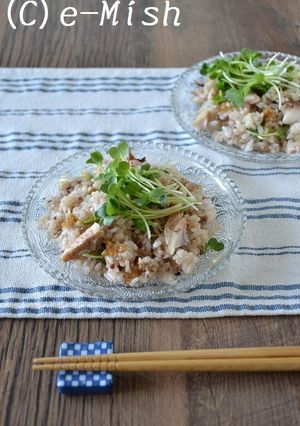 アジの干物と梅のさっぱりごはん-レシピのメイン写真
