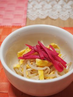 もやしと玉子の酢の物☆-レシピのメイン写真