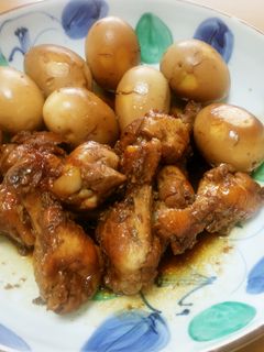 ゆで卵☆手羽元 さっぱり煮-レシピのメイン写真
