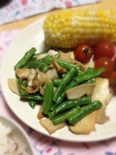 いんげんとエリンギのバター焼き-レシピのメイン写真