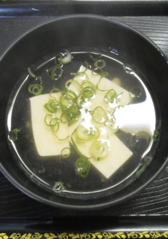 超簡単 豆腐のすまし汁-レシピのメイン写真