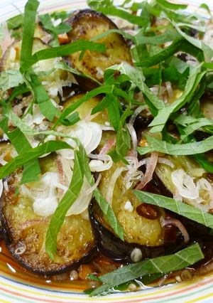 超~簡単!焼き茄子のマリネ♪-レシピのメイン写真