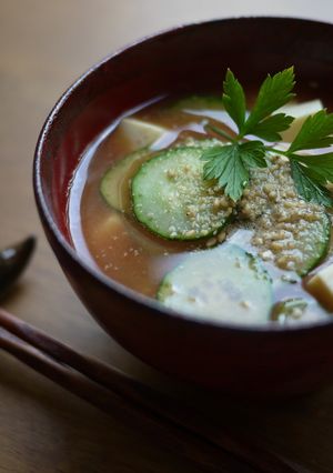 トマトベースの冷や汁風-レシピのメイン写真