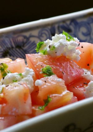 トマトとカッテージチーズのブルスケッタ風-レシピのメイン写真