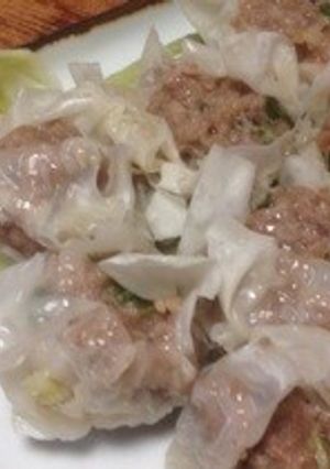 フライパンでシュウマイ-レシピのメイン写真