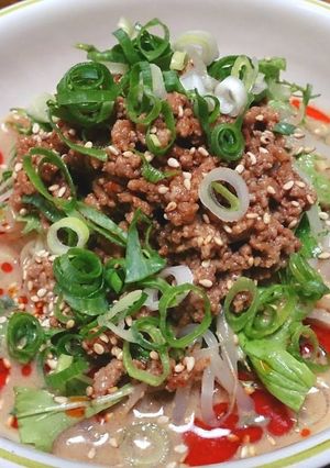 冷やし豆乳担々麺-レシピのメイン写真
