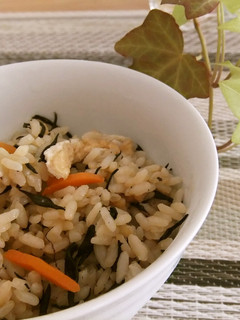ひじきの炊きこみご飯-レシピのメイン写真