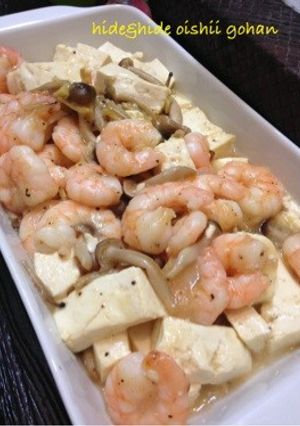☆急いで晩ご飯☆ 海老と豆腐のうま煮-レシピのメイン写真