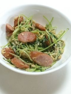 豆苗の中華炒め-レシピのメイン写真