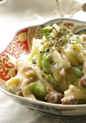 キャベツとしめじのベシャメルソース-レシピのメイン写真