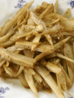 牛蒡のしょうが焼き-レシピのメイン写真