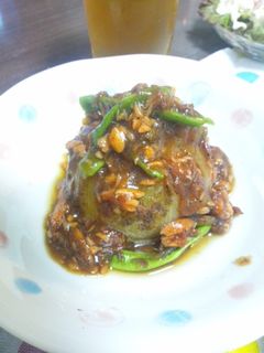 とろとろ~♪丸ごとたまねぎ煮の鮭あんかけ-レシピのメイン写真